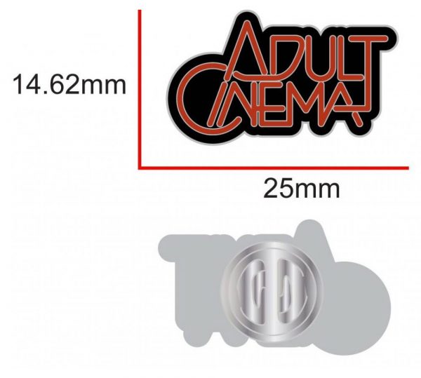 'ADULT CINEMA LOGO' + 'ICON' + 'HOT AND COLD' ENAMEL BADGES (3 PACK) - Image 9